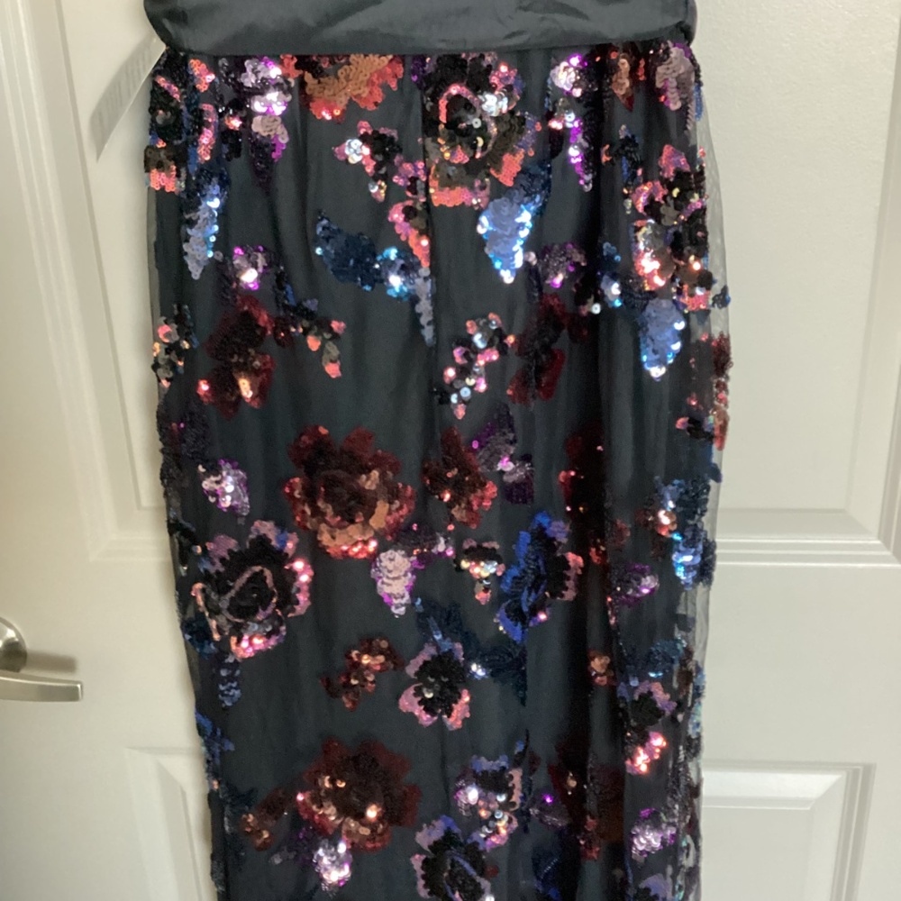 Eliza J Sequin Satin Bow Mermaid Gown 18 (similar to 14W) - Picture 11 of 16